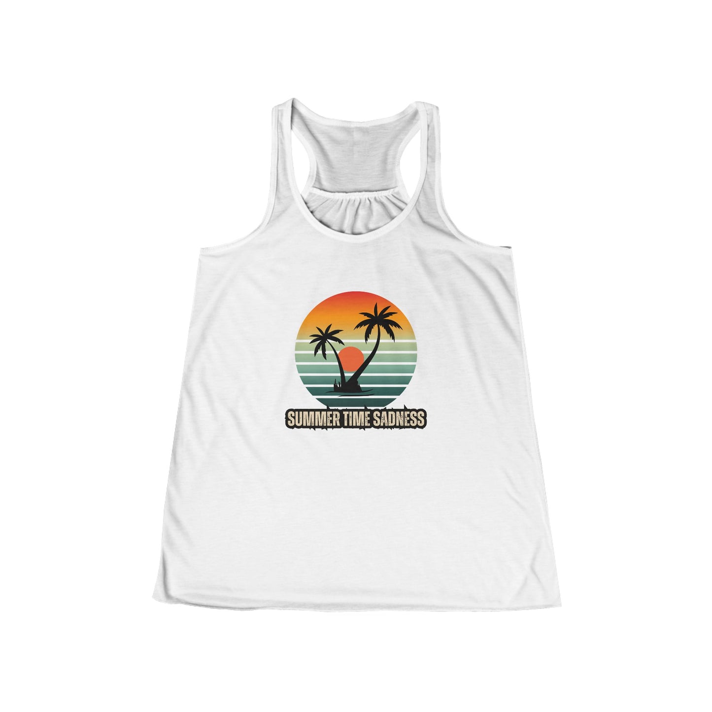 Summer Time Sadness Women&#039;s Flowing Racerback Tank