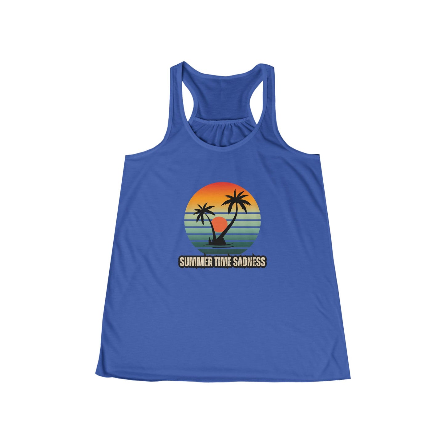 Summer Time Sadness Women&#039;s Flowing Racerback Tank