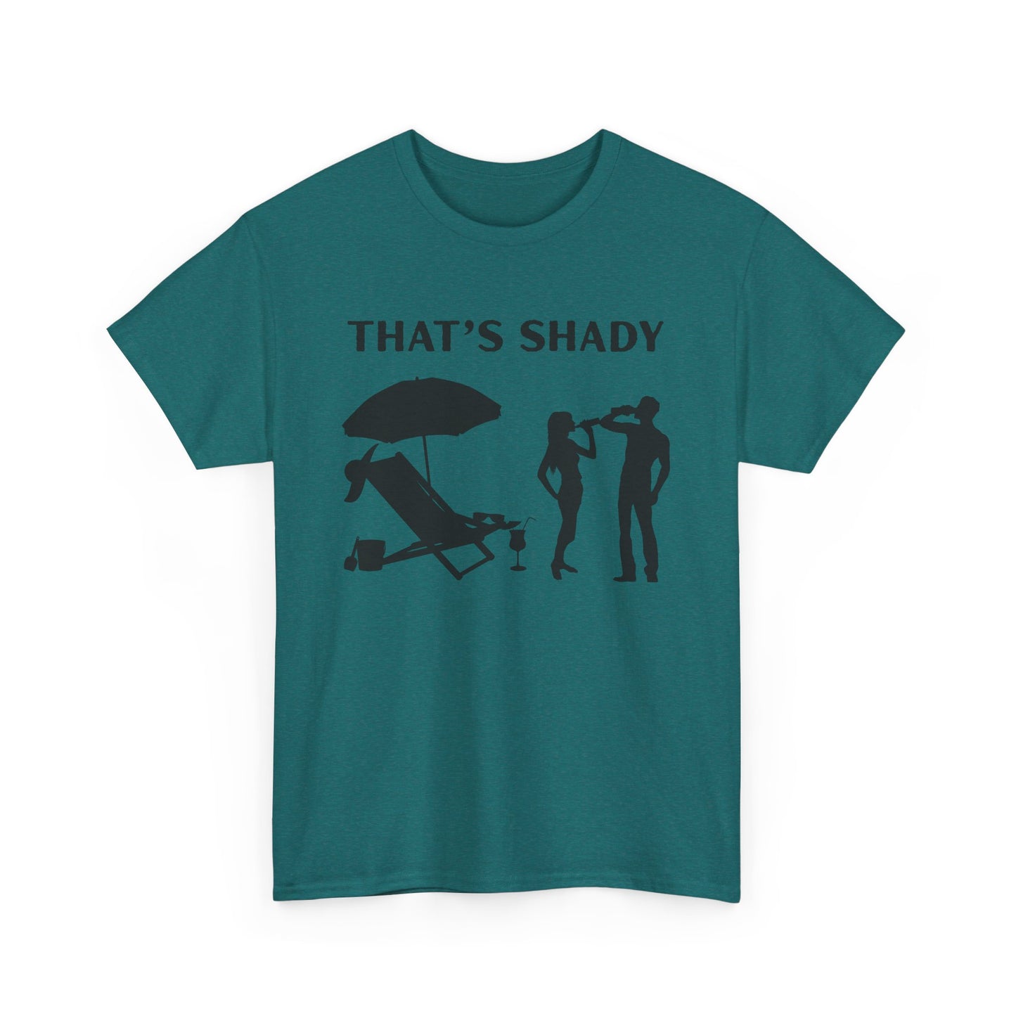 Funny Summer Tee, That's Shady Quote T-Shirt, Beach Dad Gift, Pool Party Outfits, Vacation Humor Tee, Unisex Cotton Shirt