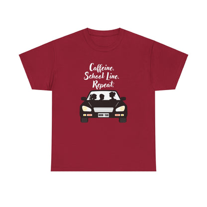 Retro Car Ride Unisex Heavy Cotton Tee - Fun Adventure Graphic Tee