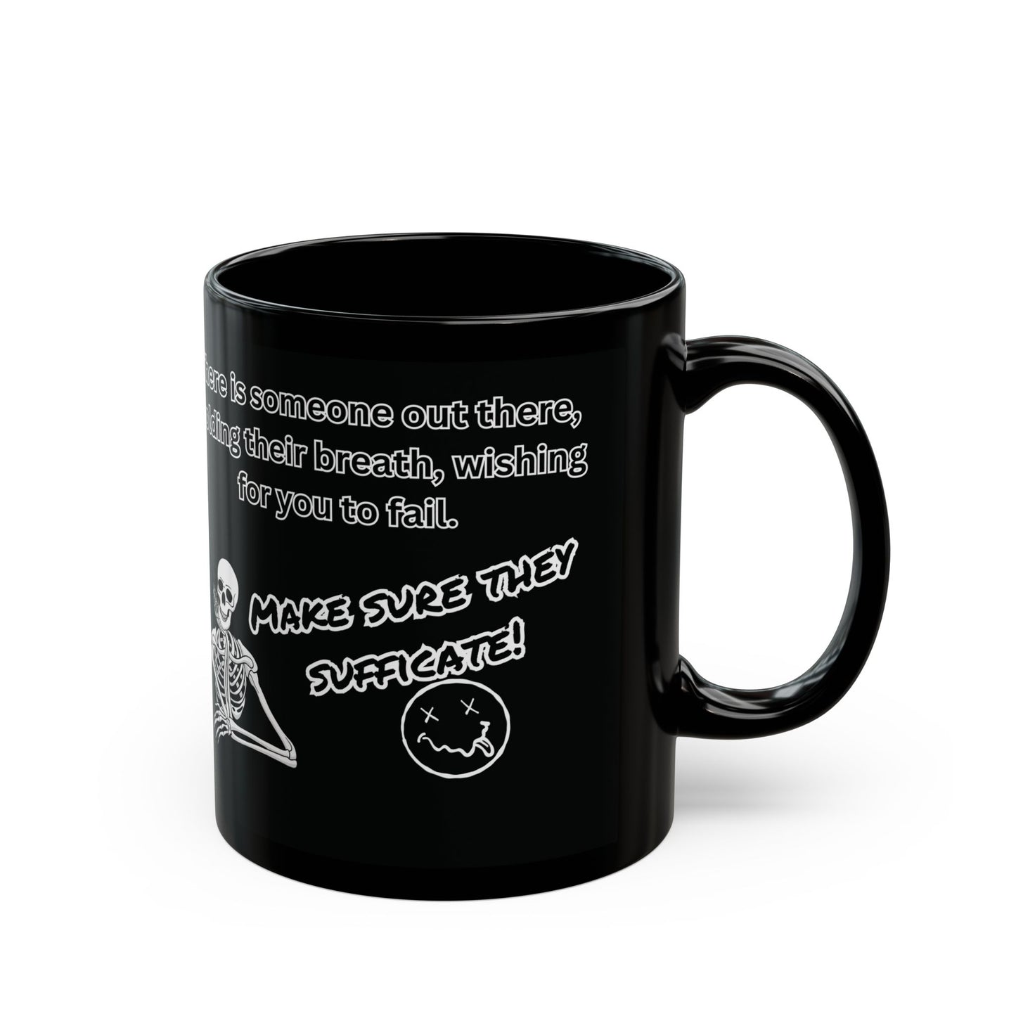 Skeleton, Black Mug (11oz, 15oz)