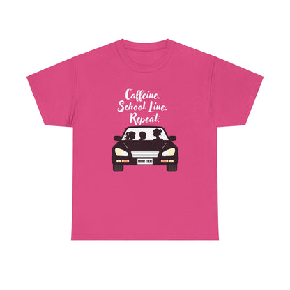 Retro Car Ride Unisex Heavy Cotton Tee - Fun Adventure Graphic Tee