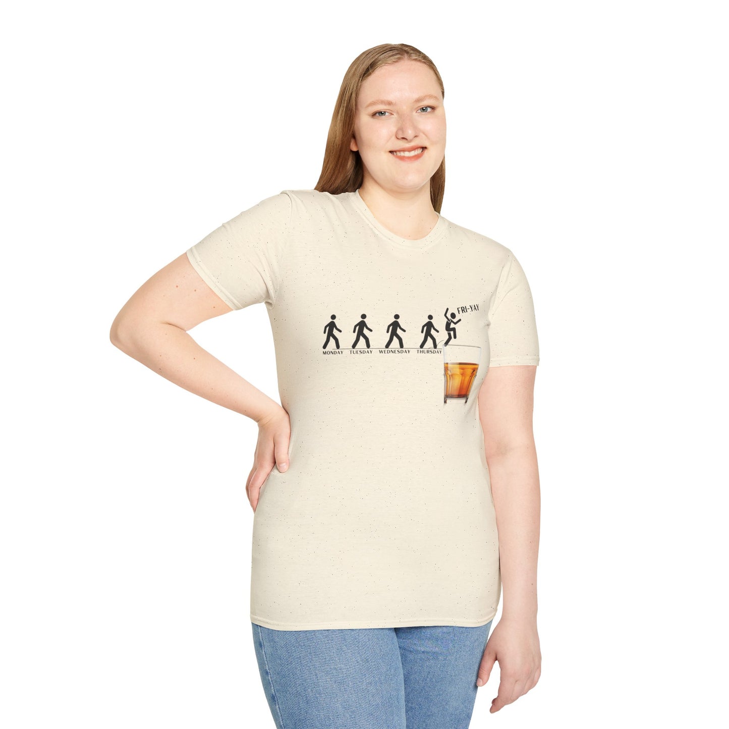 Fri-YAY Whiskey, Softstyle T-Shirt