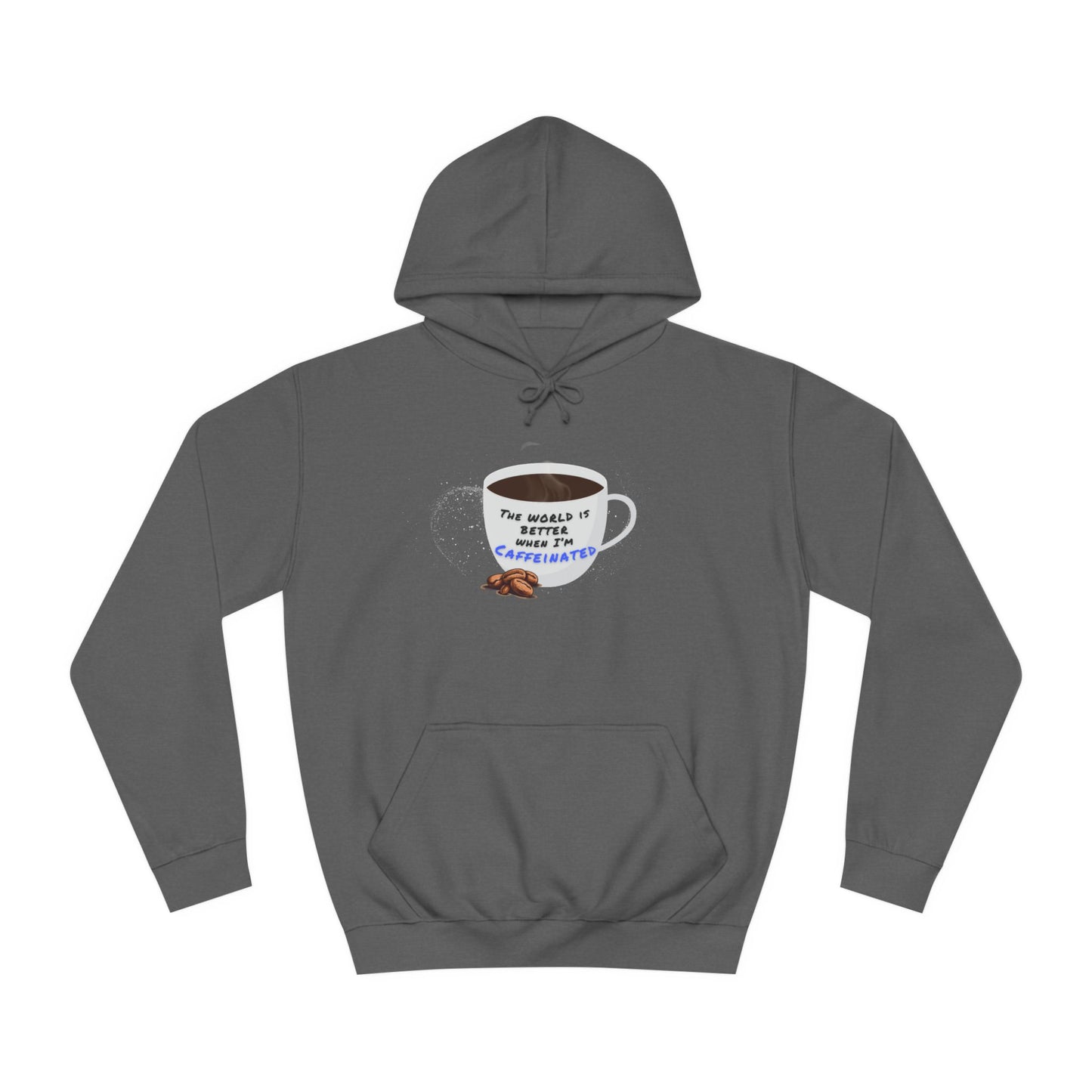 Caffeine Lover Hoodie - Unisex College Hoodie