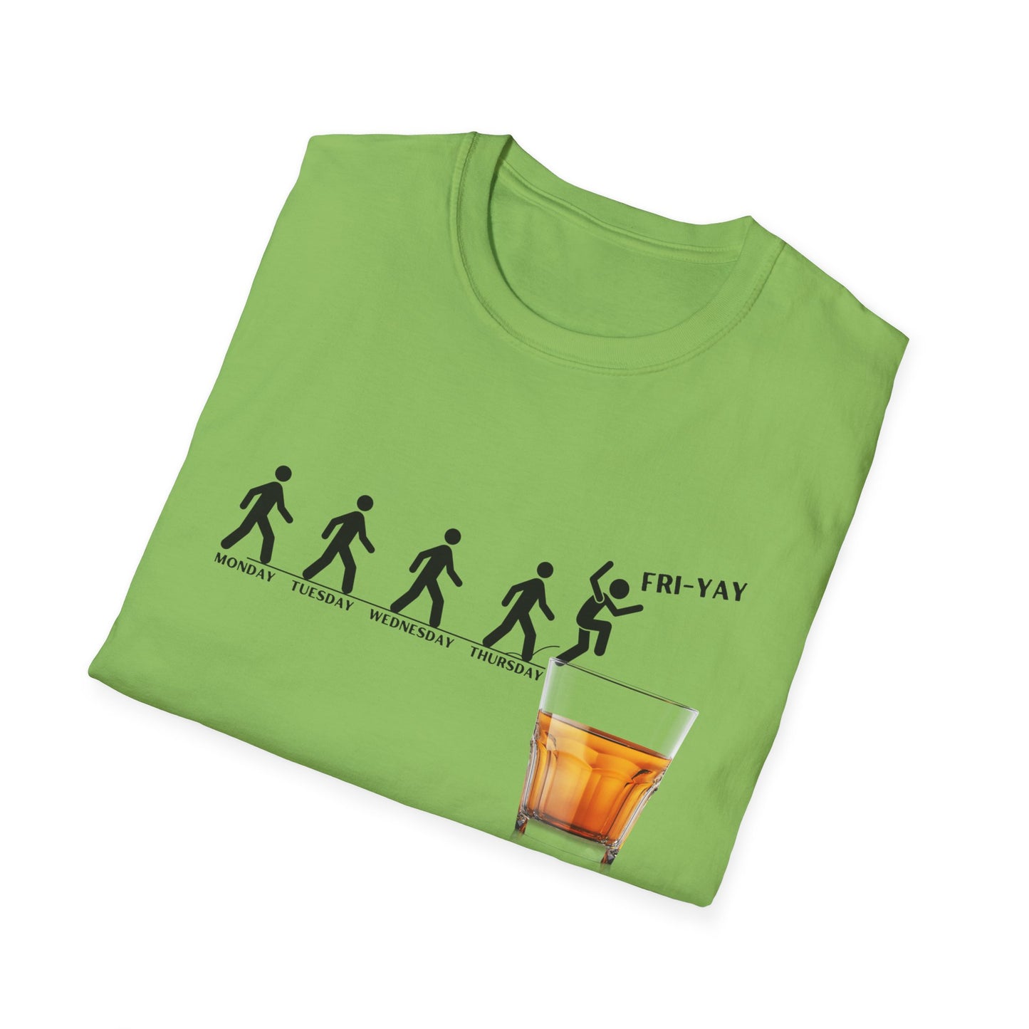 Fri-YAY Whiskey, Softstyle T-Shirt