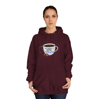 Caffeine Lover Hoodie - Unisex College Hoodie