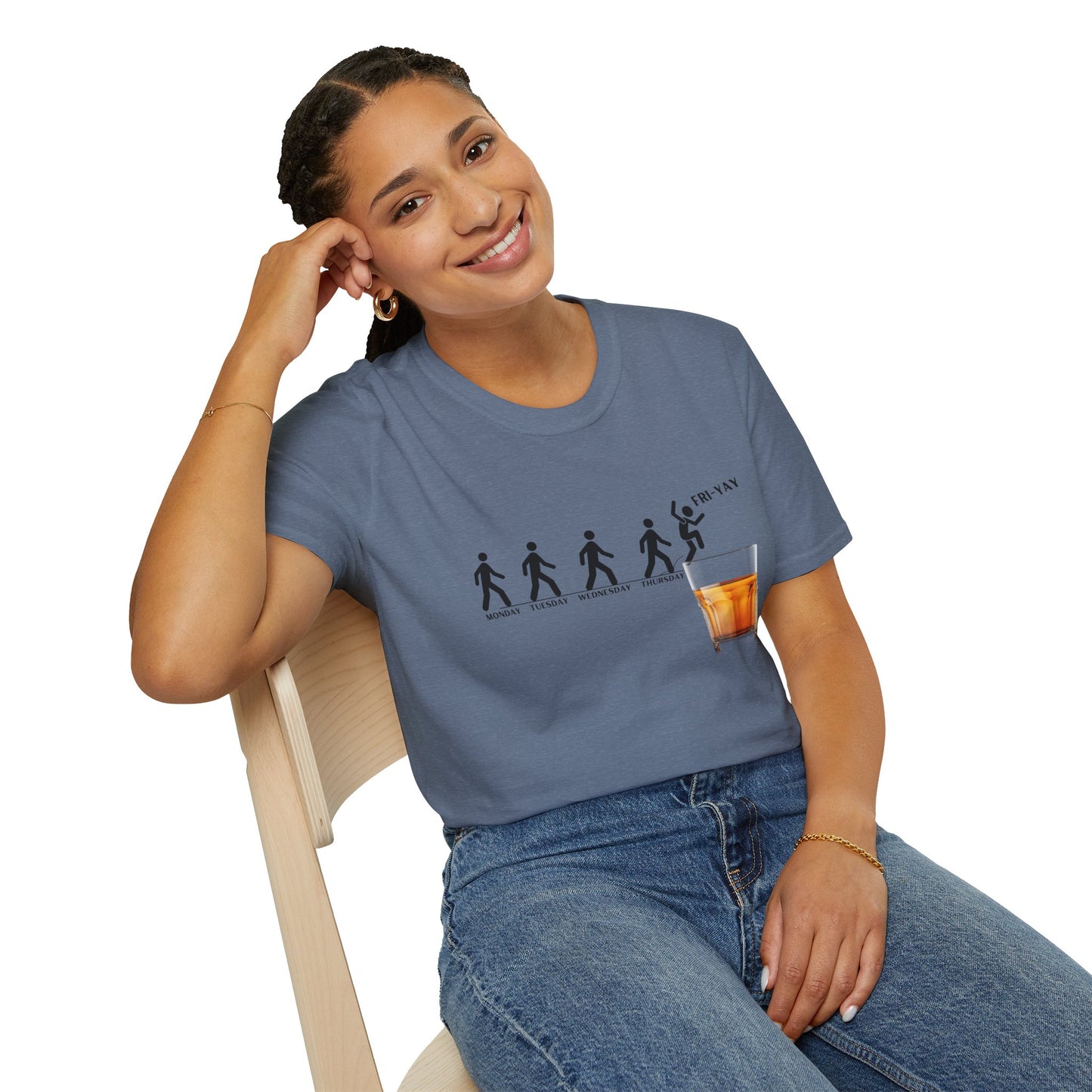 Fri-YAY Whiskey, Softstyle T-Shirt