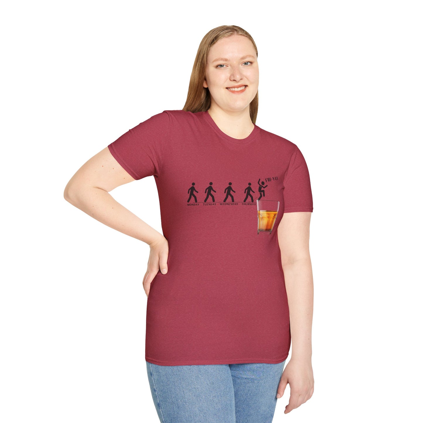 Fri-YAY Whiskey, Softstyle T-Shirt