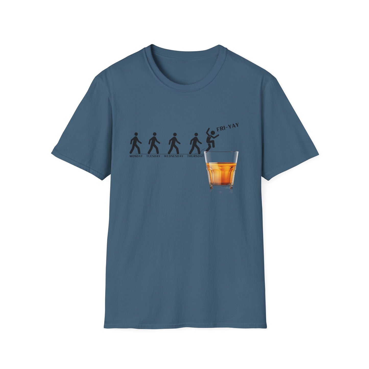 Fri-YAY Whiskey, Softstyle T-Shirt