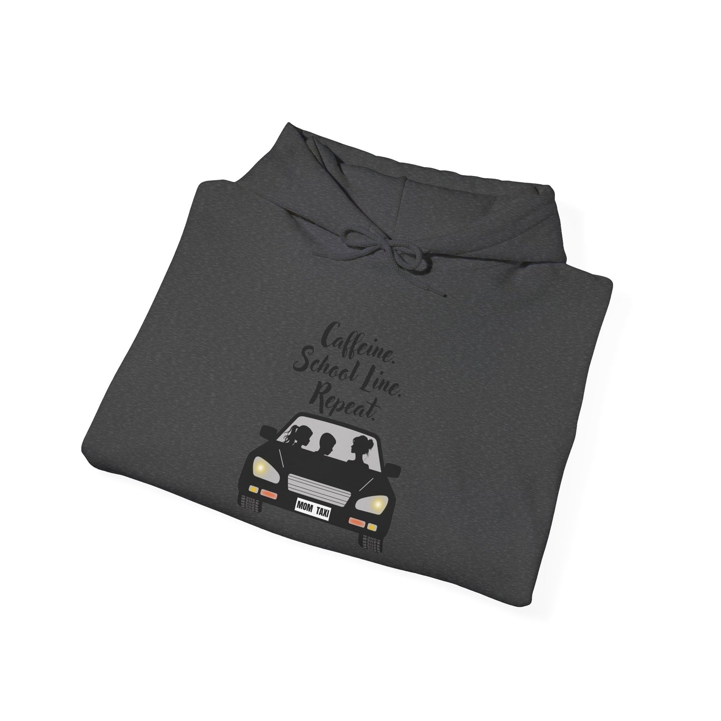 Caffeine, Car, Time Repeat Hoodie | Cozy Unisex Sweatshirt for Coffee Lovers