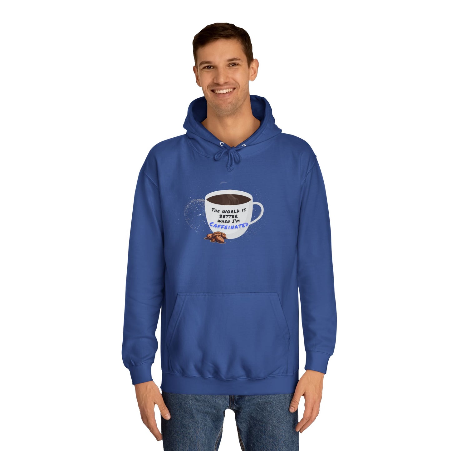 Caffeine Lover Hoodie - Unisex College Hoodie