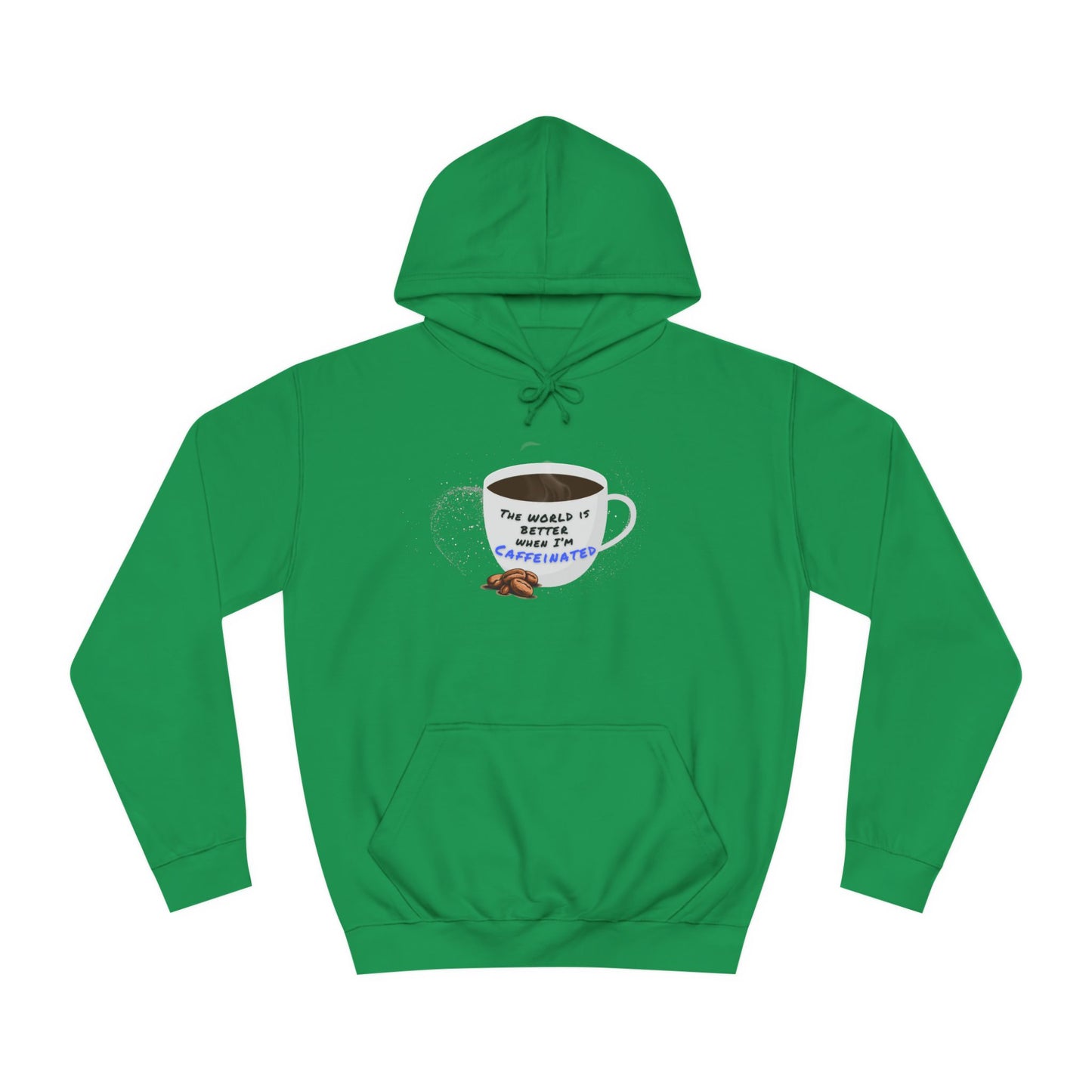 Caffeine Lover Hoodie - Unisex College Hoodie