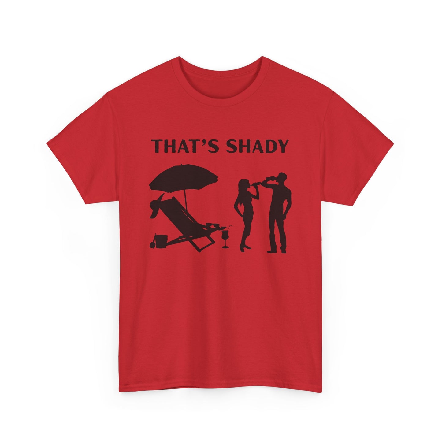 Funny Summer Tee, That's Shady Quote T-Shirt, Beach Dad Gift, Pool Party Outfits, Vacation Humor Tee, Unisex Cotton Shirt