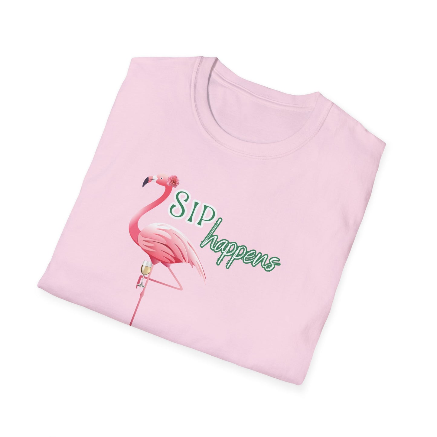 Sip Happens, Unisex Softstyle T-Shirt