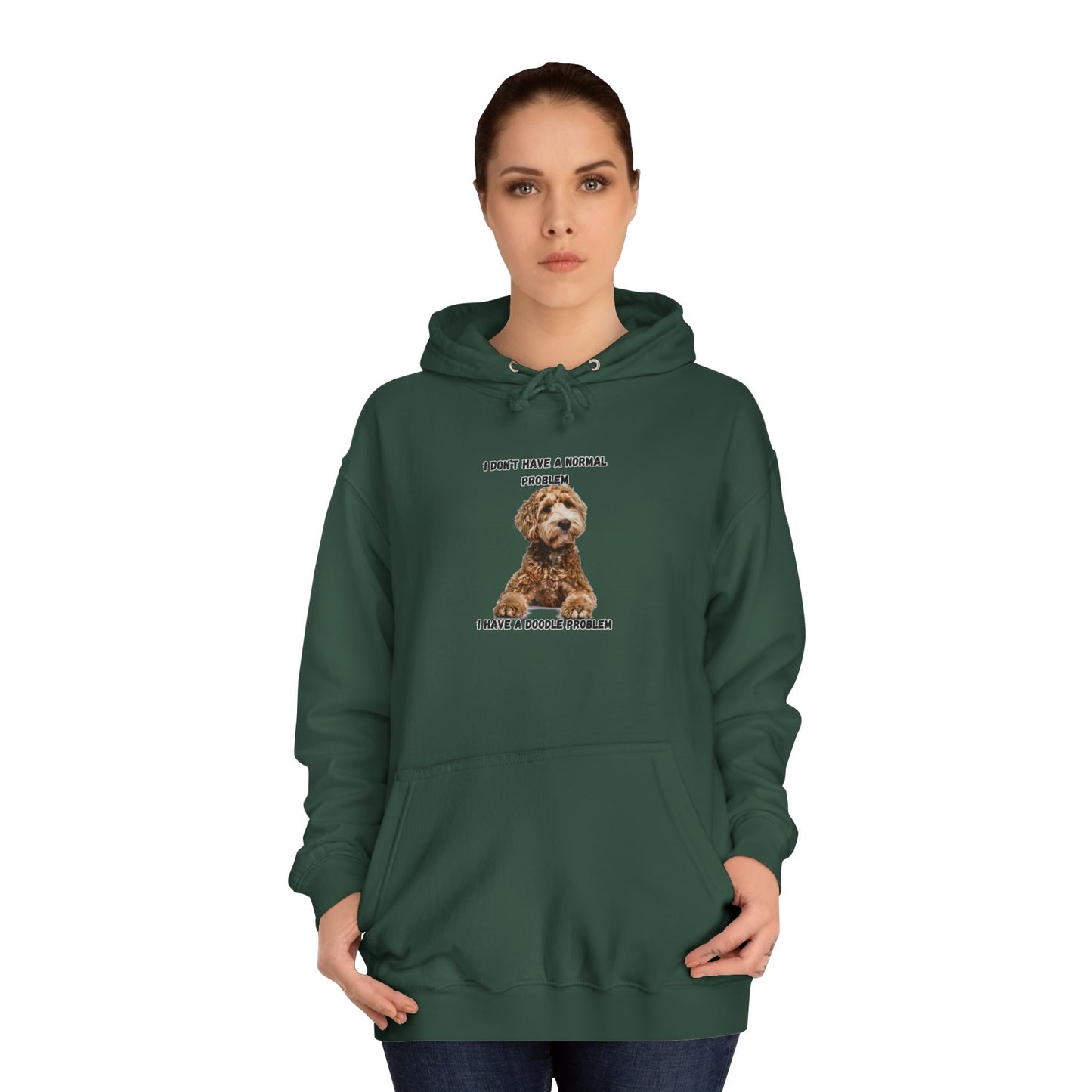 I have a Doodle Problem, Unisex College Hoodie