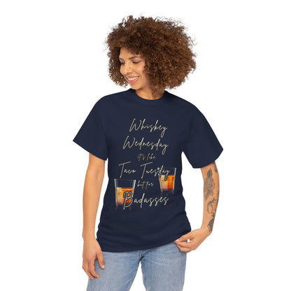 Whiskey Wednesday, Unisex Heavy Cotton Tee