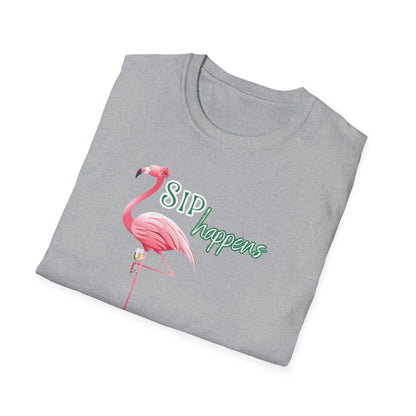 Sip Happens, Unisex Softstyle T-Shirt