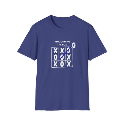 Think Outside the Box Unisex T-Shirt - Creative & Motivational Graphic Tee