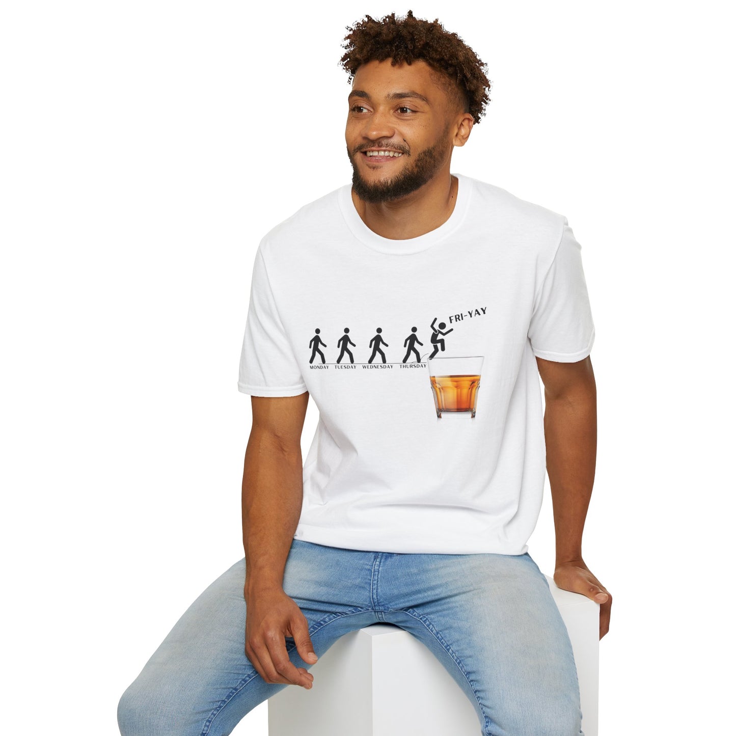 Fri-YAY Whiskey, Softstyle T-Shirt