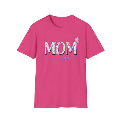 Floral Butterfly MOM T-Shirt - Perfect Gift for Mother's Day