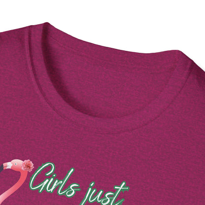 Girls just want to have wine, Unisex Softstyle T-Shirt