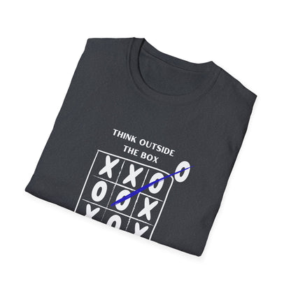 Think Outside the Box Unisex T-Shirt - Creative & Motivational Graphic Tee