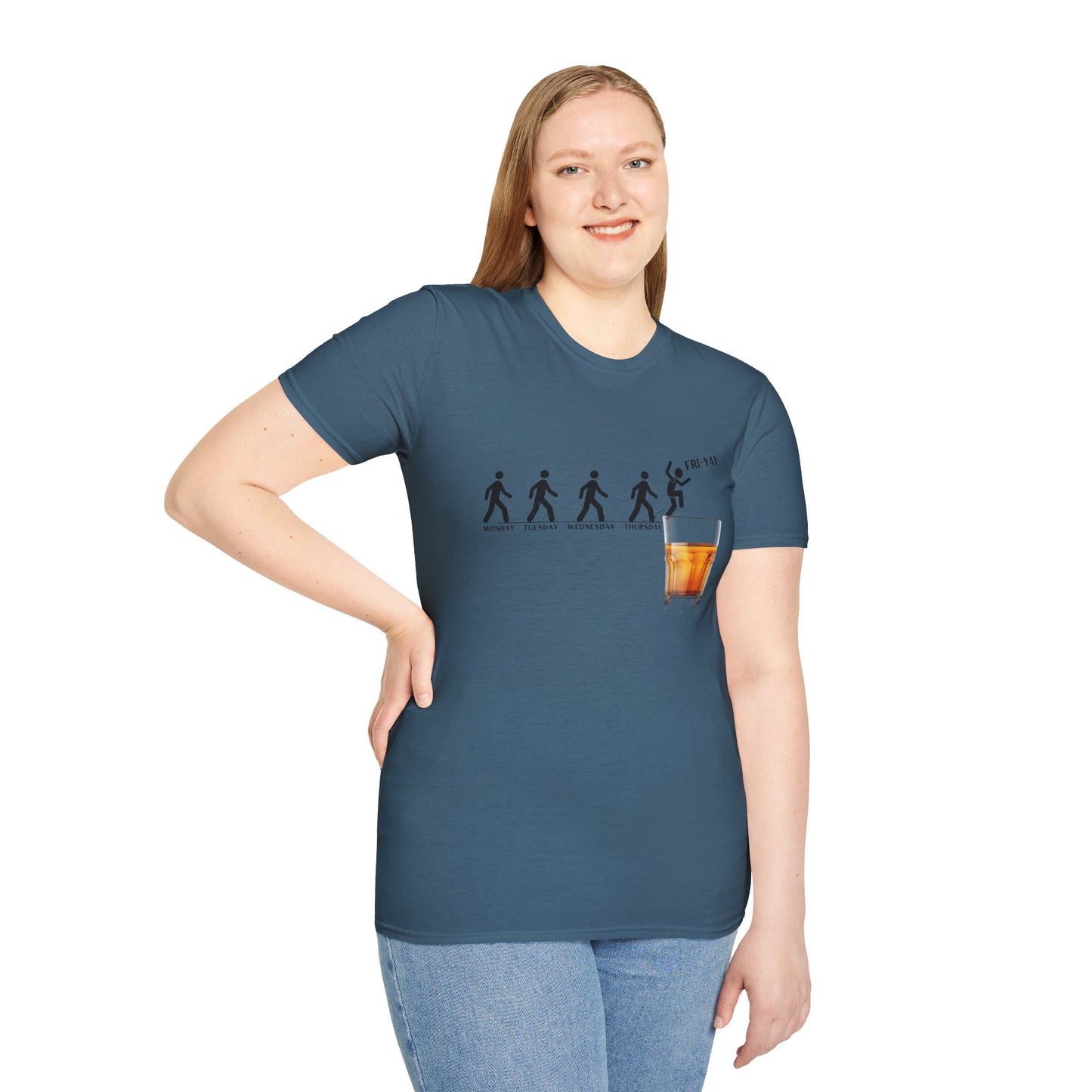 Fri-YAY Whiskey, Softstyle T-Shirt