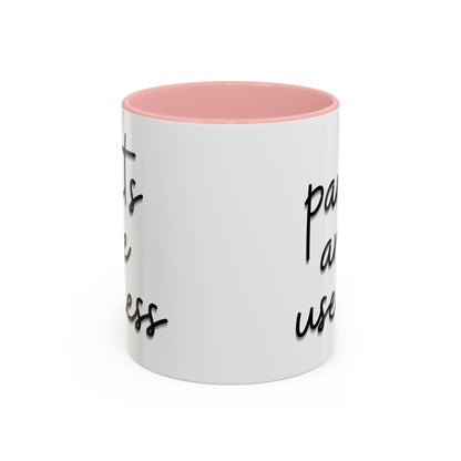Pants are useless, Accent Coffee Mug (11, 15oz)