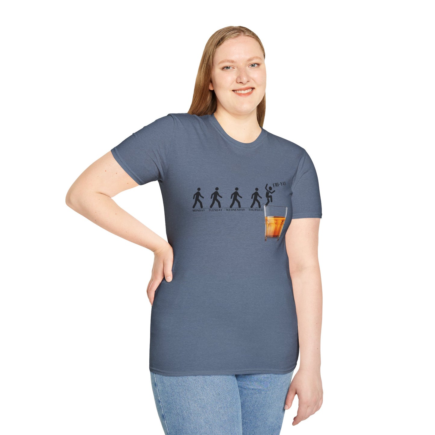 Fri-YAY Whiskey, Softstyle T-Shirt