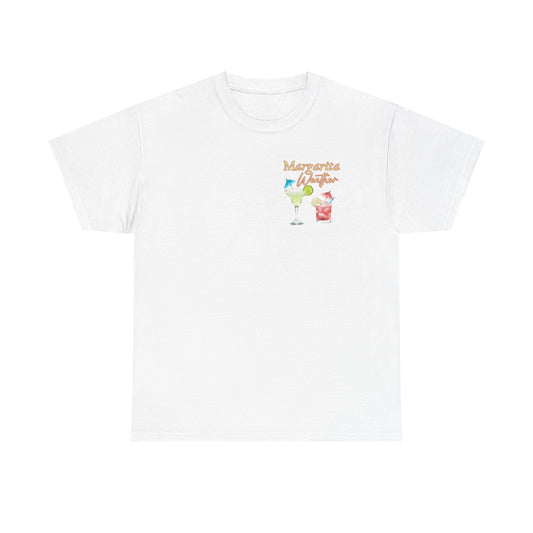Margarita Vibe Unisex Heavy Cotton Tee, Perfect for Summer Gatherings, Beach Days, Birthday Celebrations, Drink Lovers, Casual Wear