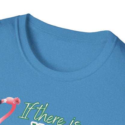 If there is wine there is a way, Unisex Softstyle T-Shirt