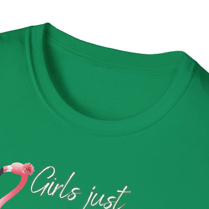 Girls just want to have wine, Unisex Softstyle T-Shirt