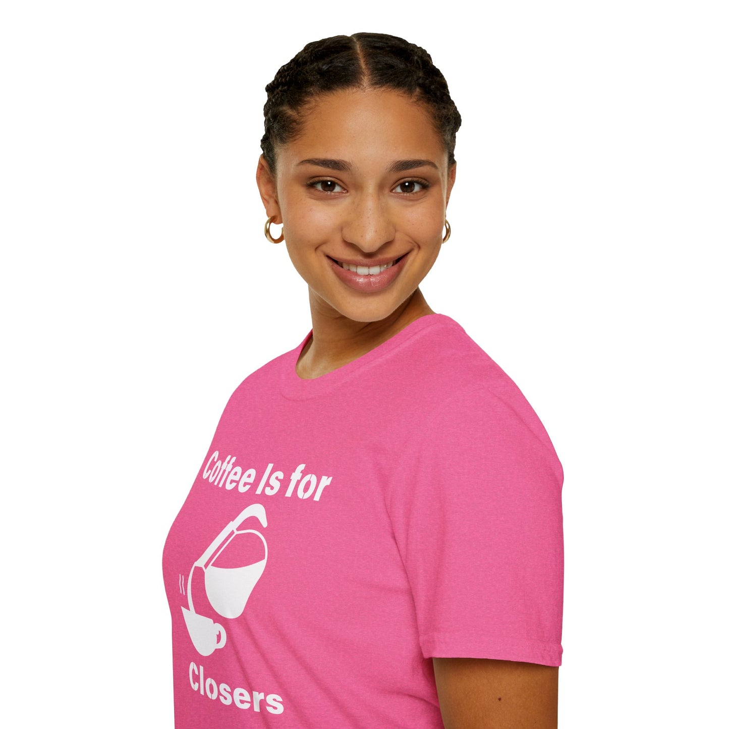 Coffee Is for Closers Unisex Softstyle T-Shirt - Perfect Gift for Coffee Lovers & Ambitious Professionals