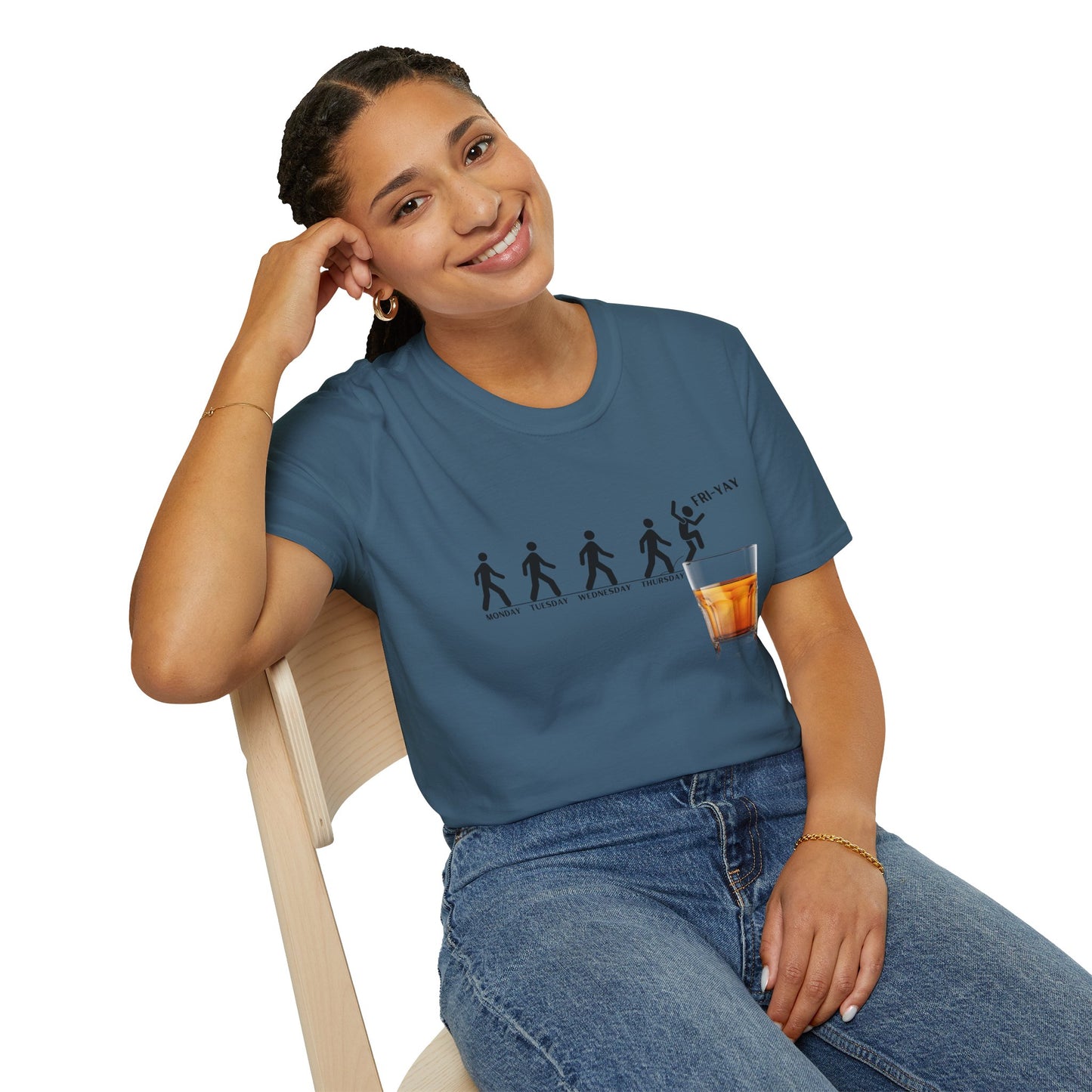 Fri-YAY Whiskey, Softstyle T-Shirt