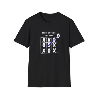 Think Outside the Box Unisex T-Shirt - Creative & Motivational Graphic Tee
