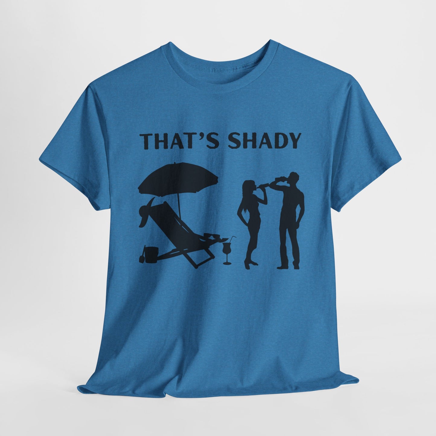 Funny Summer Tee, That's Shady Quote T-Shirt, Beach Dad Gift, Pool Party Outfits, Vacation Humor Tee, Unisex Cotton Shirt