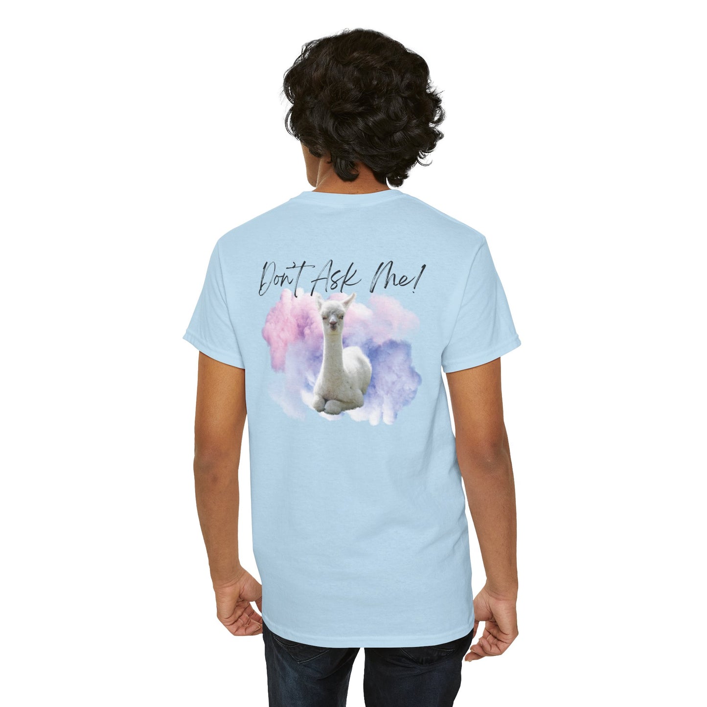 Funny Alpaca Tee, Unisex Cotton Shirt, Cute Animal Graphic Tee, Casual Wear, Gift for Animal Lovers, Birthday, Humor Apparel