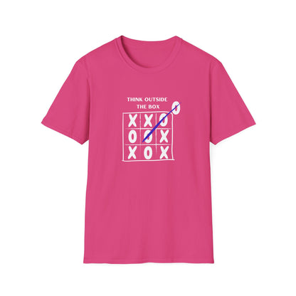Think Outside the Box Unisex T-Shirt - Creative & Motivational Graphic Tee