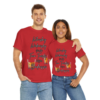 Whiskey Wednesday, Unisex Heavy Cotton Tee