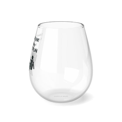 Less Classy More Fun, Stemless Wine Glass, 11.75oz