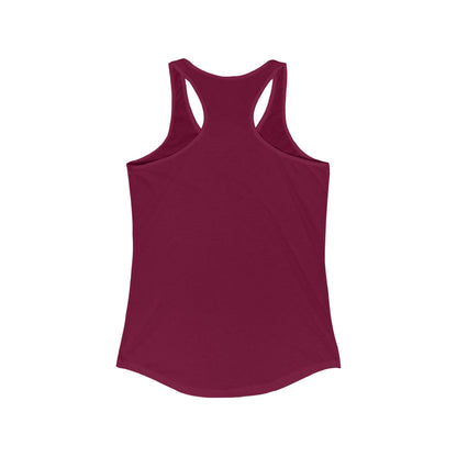 World is better Caffeinated, Women's Ideal Racerback Tank
