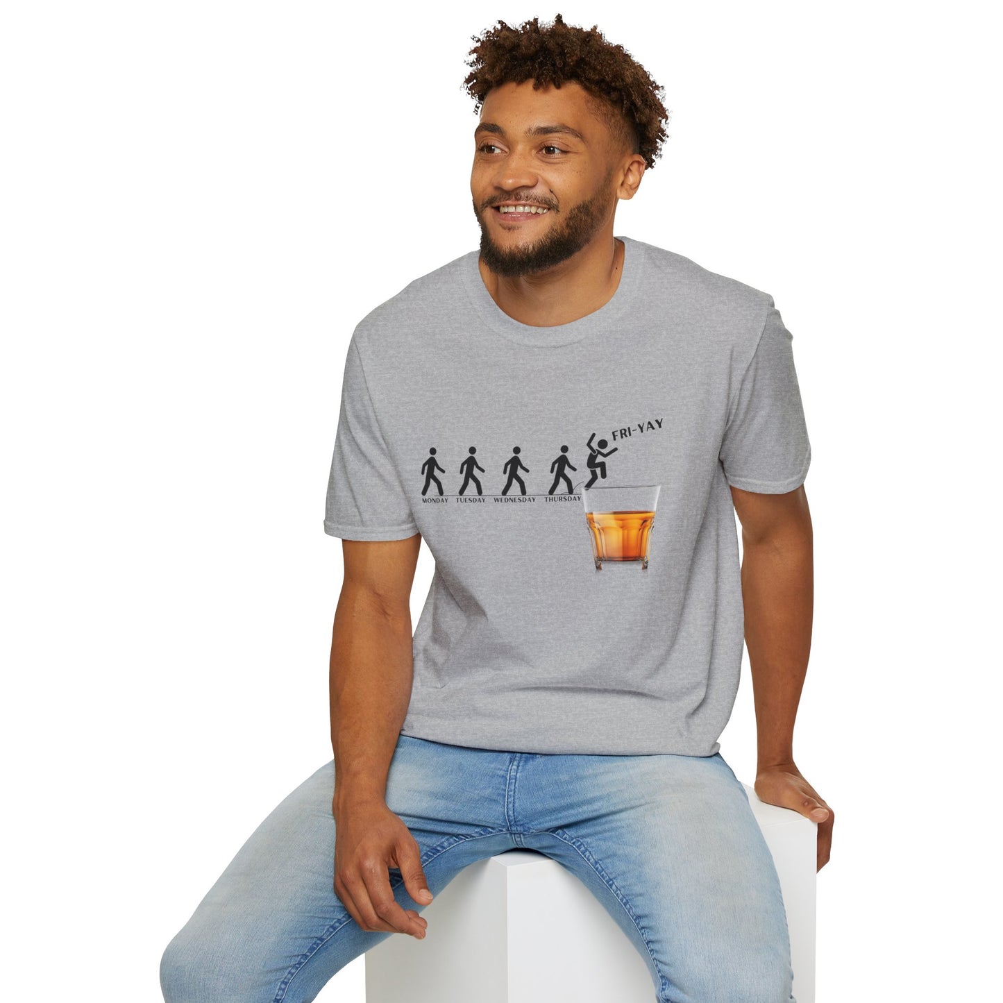 Fri-YAY Whiskey, Softstyle T-Shirt