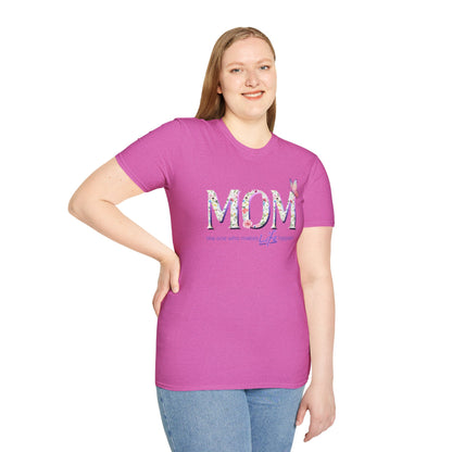 Floral Butterfly MOM T-Shirt - Perfect Gift for Mother's Day