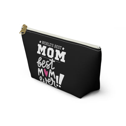 World's Best Mom Accessory Pouch - Perfect Gift for Mother's Day