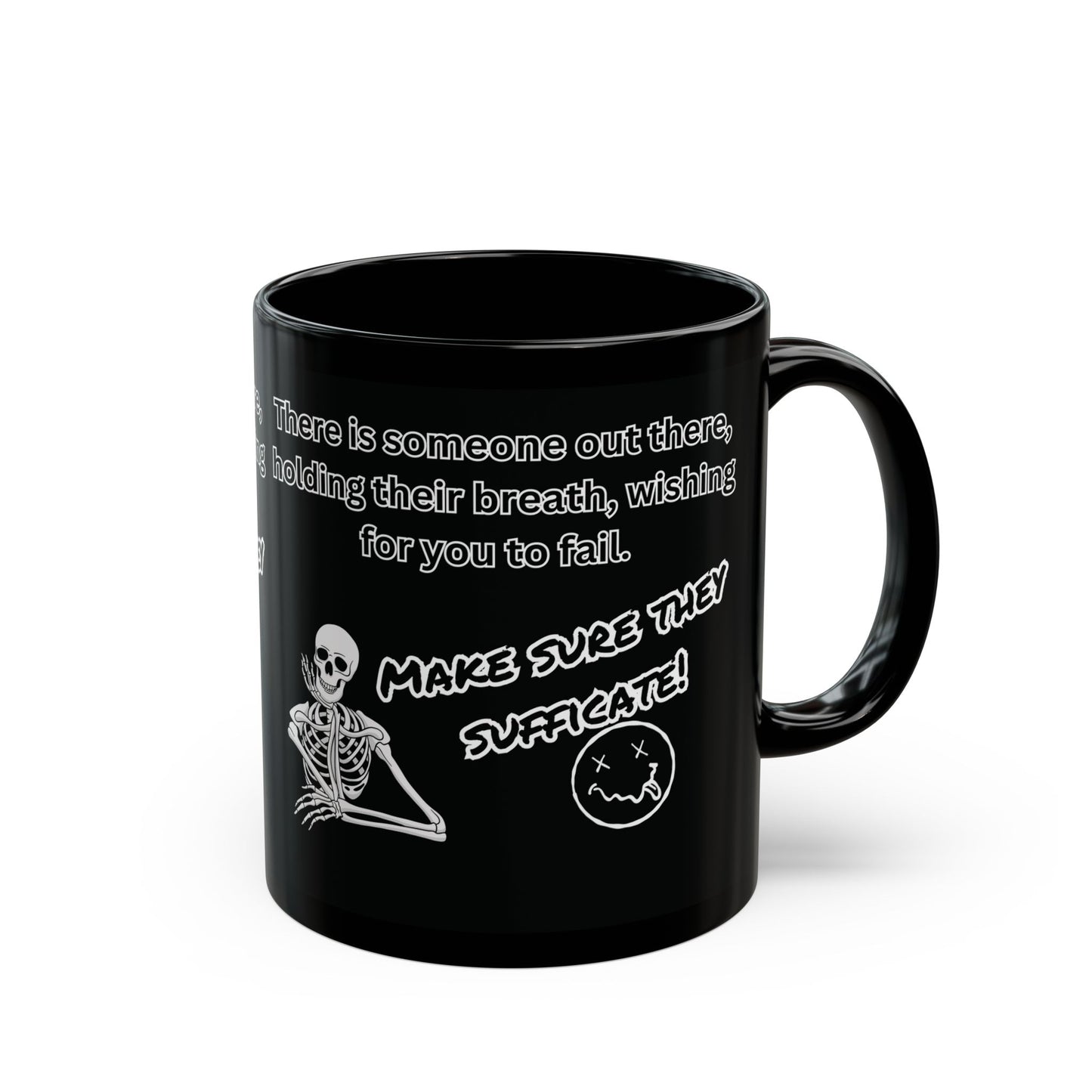 Skeleton, Black Mug (11oz, 15oz)