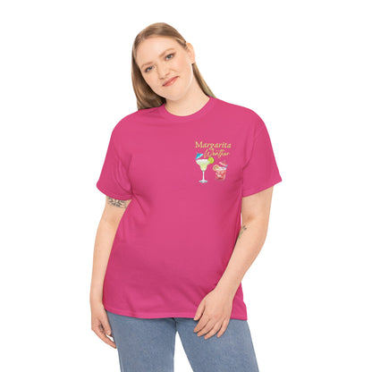 Margarita Vibe Unisex Heavy Cotton Tee, Perfect for Summer Gatherings, Beach Days, Birthday Celebrations, Drink Lovers, Casual Wear