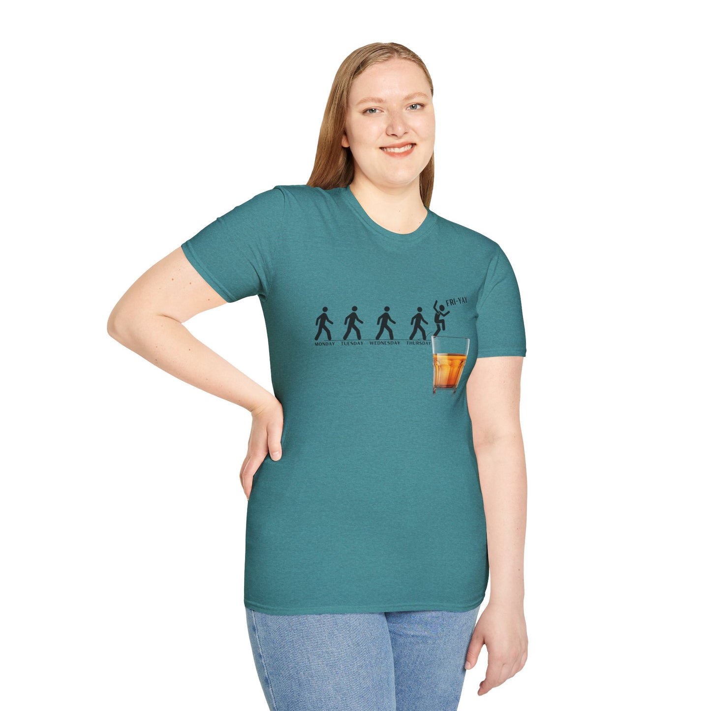Fri-YAY Whiskey, Softstyle T-Shirt