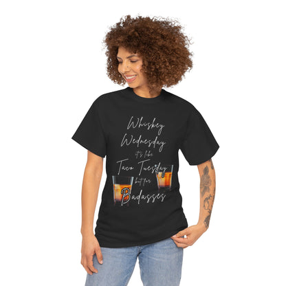 Whiskey Wednesday, Unisex Heavy Cotton Tee