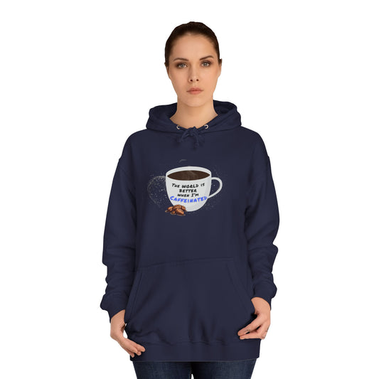 Caffeine Lover Hoodie - Unisex College Hoodie