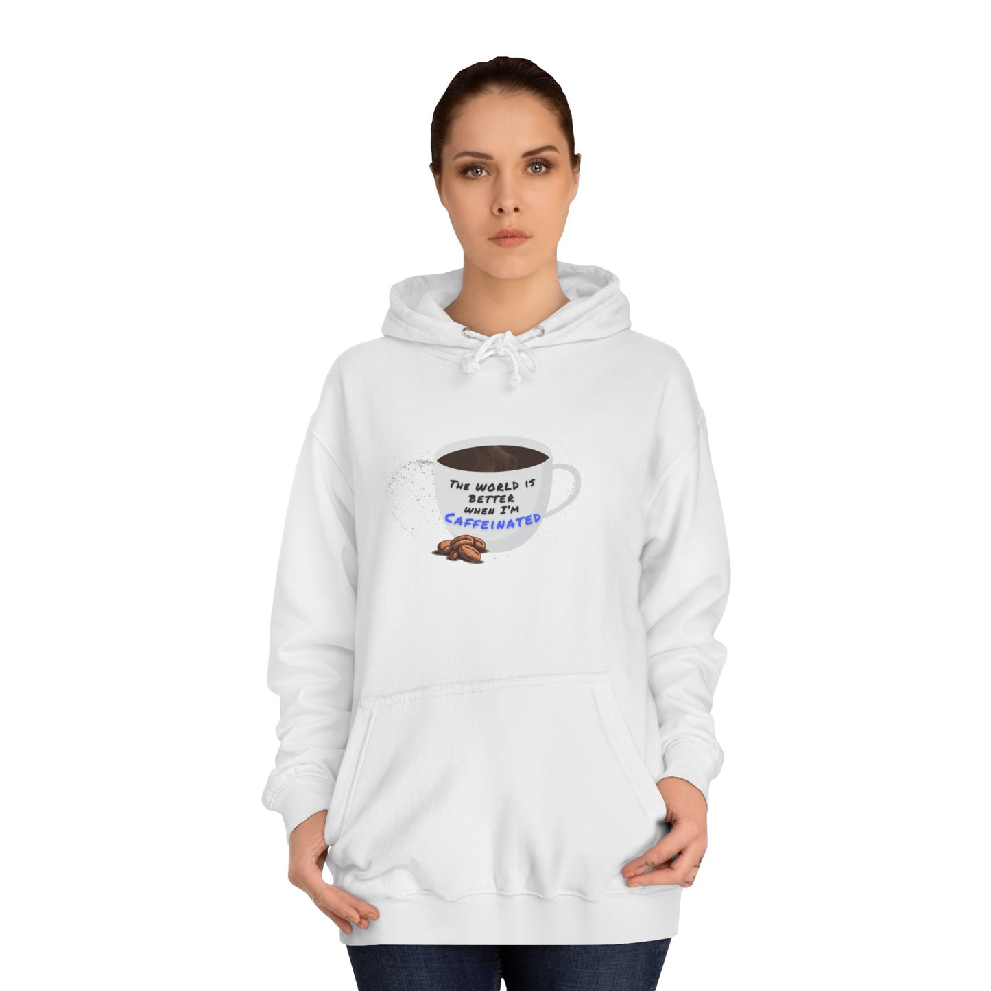Caffeine Lover Hoodie - Unisex College Hoodie